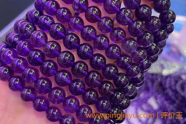 水晶手链紫色